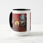 Affen ordnet die WeltTasse an Tasse (Vorderseite Links)