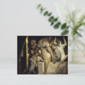 Affen Postcard: Affen Art Critics Postkarte (Stehend Vorderseite)