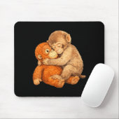 Affen punch Grafik T-Shirt Mousepad (Mit Mouse)