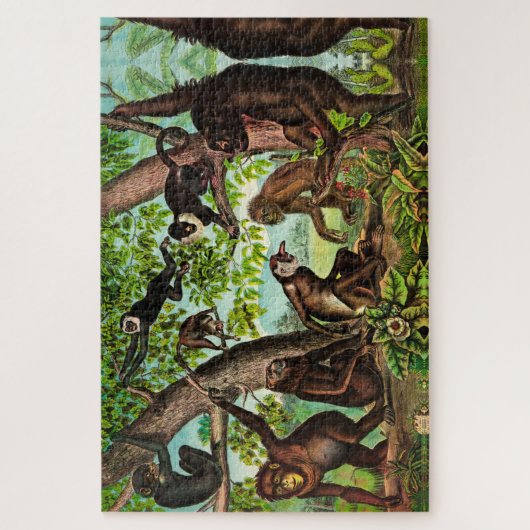 Affen Puzzle (Vertikal)