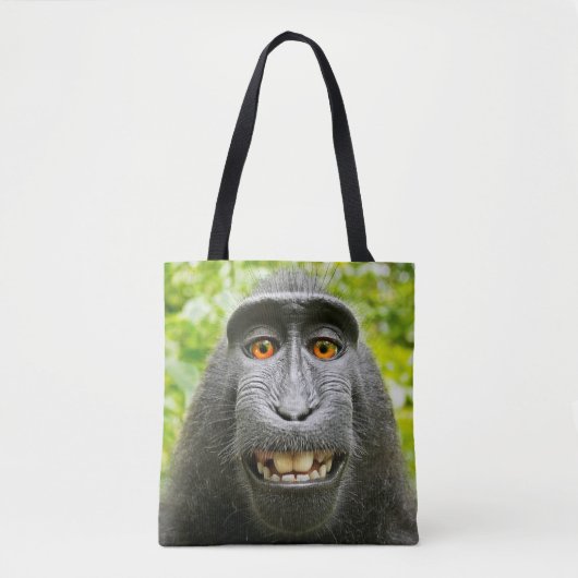 Affen-Selfie Tasche (Vorderseite)