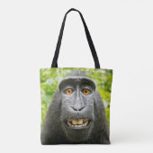 Affen-Selfie Tasche (Rückseite)