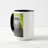 Affen-Selfie Tasse (Vorderseite Links)