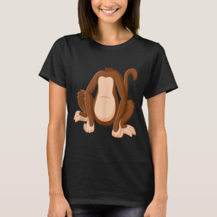 Affen-Shirt Kinder Männer Frauen Affenkostüm T-Shirt
