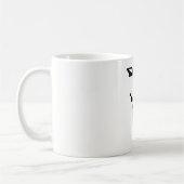 Affen-Silhouette Kaffeetasse (Links)