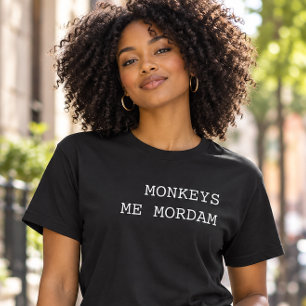 Affen sollen mich beißen Lustiges Portugiesisch T-Shirt