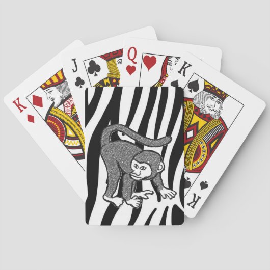 Affen Spielkarten Deck (Rückseite)