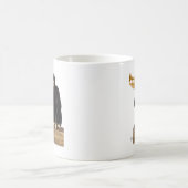 Affen spielt Trumpf 2 Kaffeetasse (Mittel)
