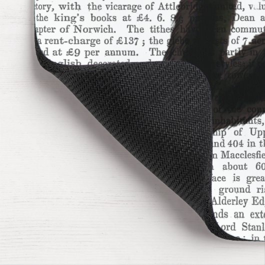 Affen spielt Trumpf 2 Mousepad (Ecke)