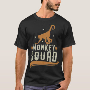 Affen Squad Group Affen Wasser für meine Freundin T-Shirt