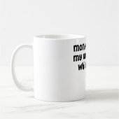 Affen stehlen meine Unterwäsche! Kaffeetasse (Links)