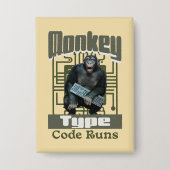 Affen-Tastatureingabe, Code läuft lustig Vollstack Button (Vorderseite)