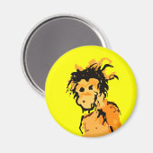 Affen Tinte Magnet (Vorderseite/Rückseite)