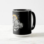 Affen-Turnhalle Tasse (VorderseiteRechts)