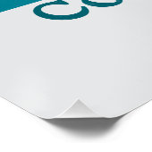 Affen-Typ, Code läuft lustig Full-Stack-Entwickler Poster (Ecke)