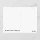 Affen und Bananen feiern Geburtstagskarte Postkarte (Rückseite)