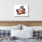Affen und das Kamel Leinwanddruck (Insitu (Schlafzimmer))