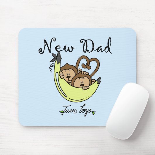 Affen Vater von Twin Boys Tshirts and Gifts Mousepad (Mit Mouse)