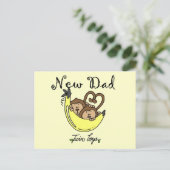 Affen Vater von Twin Boys Tshirts and Gifts Postkarte (Stehend Vorderseite)