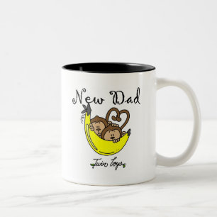 Affen Vater von Twin Boys Tshirts and Gifts Zweifarbige Tasse