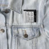 Affen, vom Vallardi Album Button (Beispiel)