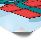 Affen Weihnachten Poster (Ecke)