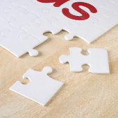 Affen Weihnachtsgeschenk Wintertiere Affen Puzzle (Seite)