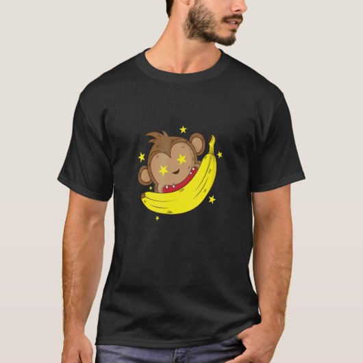 Affen werden Bananen zugesetzt T-Shirt (Vorderseite)