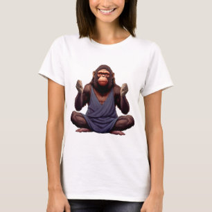 Affen-Yoga / Yogi-Affe T-Shirt