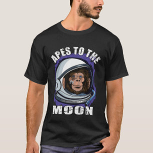 Affen zusammen stark HODL Diamanthände bis zum Moo T-Shirt