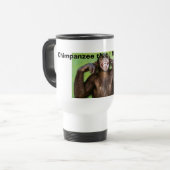 Affenachrichten! Reisebecher (Vorderseite Links)