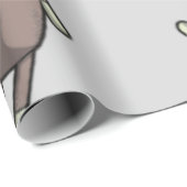 Affenaktion Geschenkpapier (Rolleneckpunkt)