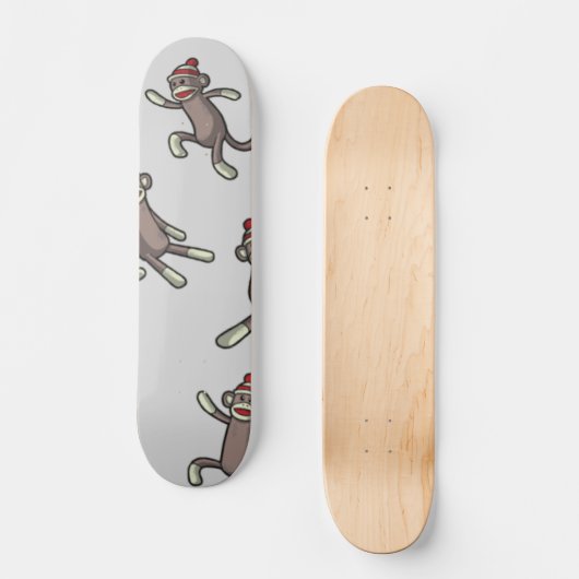 Affenaktion Skateboard (Vorderseite)
