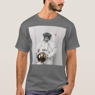 Affenastronaut in einem Anzug mit Helm T-Shirt