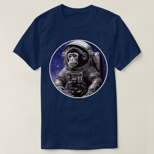 Affenastronaut T-Shirt (Design vorne)
