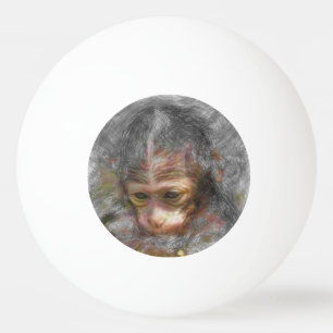 Affenbaby Tischtennisball
