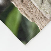 Affenbabys in der Natur Fleecedecke (Ecke)