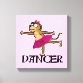 Affenballett Leinwanddruck (Vorderseite)