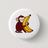Affenbanane Liebe Button (Vorderseite)