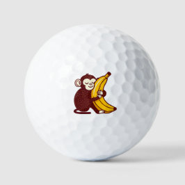 Affenbanane Liebe Golfball