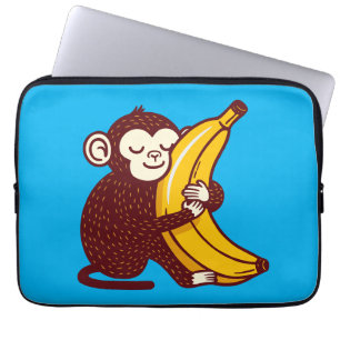 Affenbanane Liebe Laptopschutzhülle
