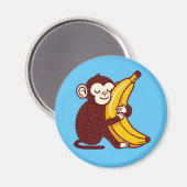 Affenbanane Liebe Magnet (Vorderseite/Rückseite)