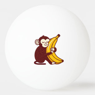 Affenbanane Liebe Tischtennisball