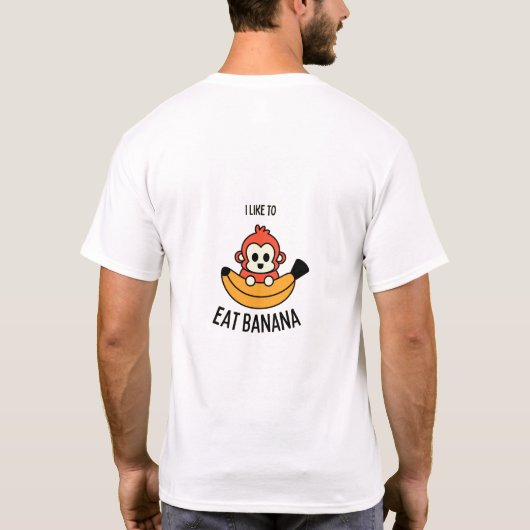 Affenbanane T-Shirt (Rückseite)