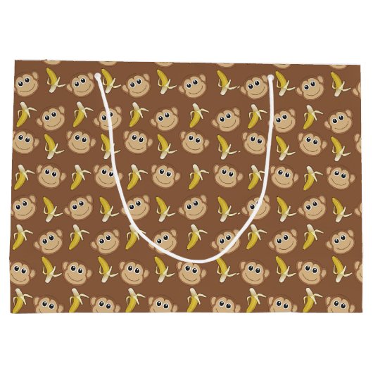 Affenbananen Große Geschenktüte (Rückseite)
