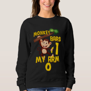 Affenbären, braun, 1 mein Arm 0 Afrika Wildlif Sweatshirt