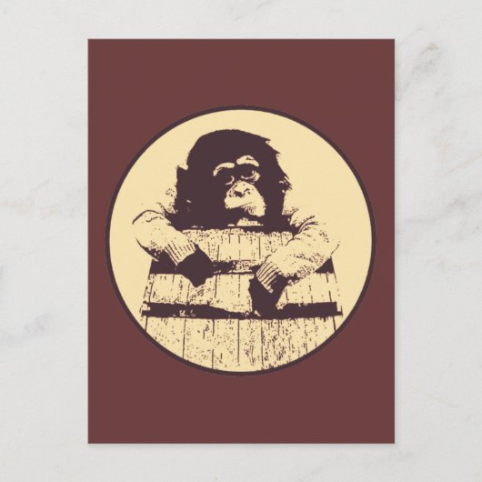 Affenbarsch Postkarte (Vorderseite)