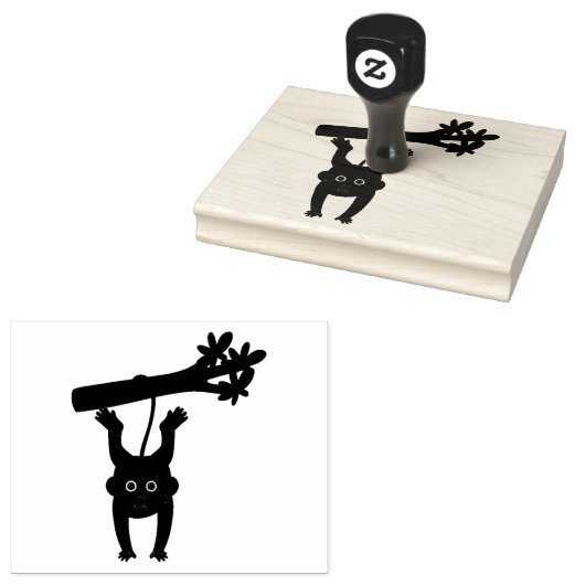 Affenbaum Gummistempel (Stempel)