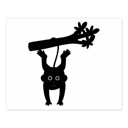 Affenbaum Gummistempel (Prägung)