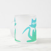 Affenbecher Mattglastasse (Vorderseite Links)